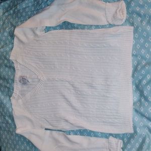 Limited Too Cream V-neck Sweater